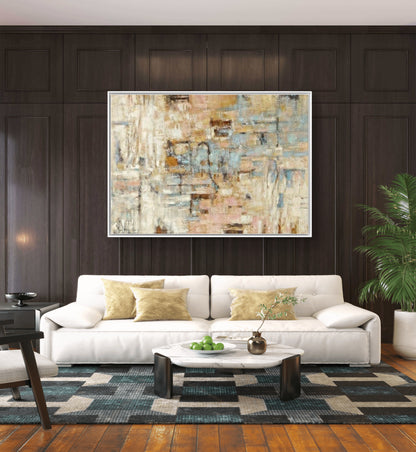Modern Nordic 100% Hand Painted Textured Wall Art