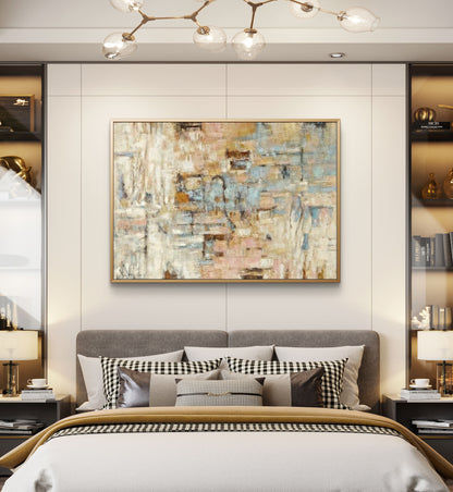 Modern Nordic 100% Hand Painted Textured Wall Art