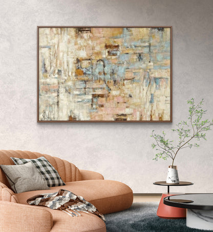 Modern Nordic 100% Hand Painted Textured Wall Art