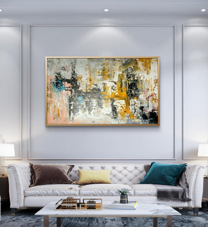 Modern Vibrant Colour Creative Abstract Painting