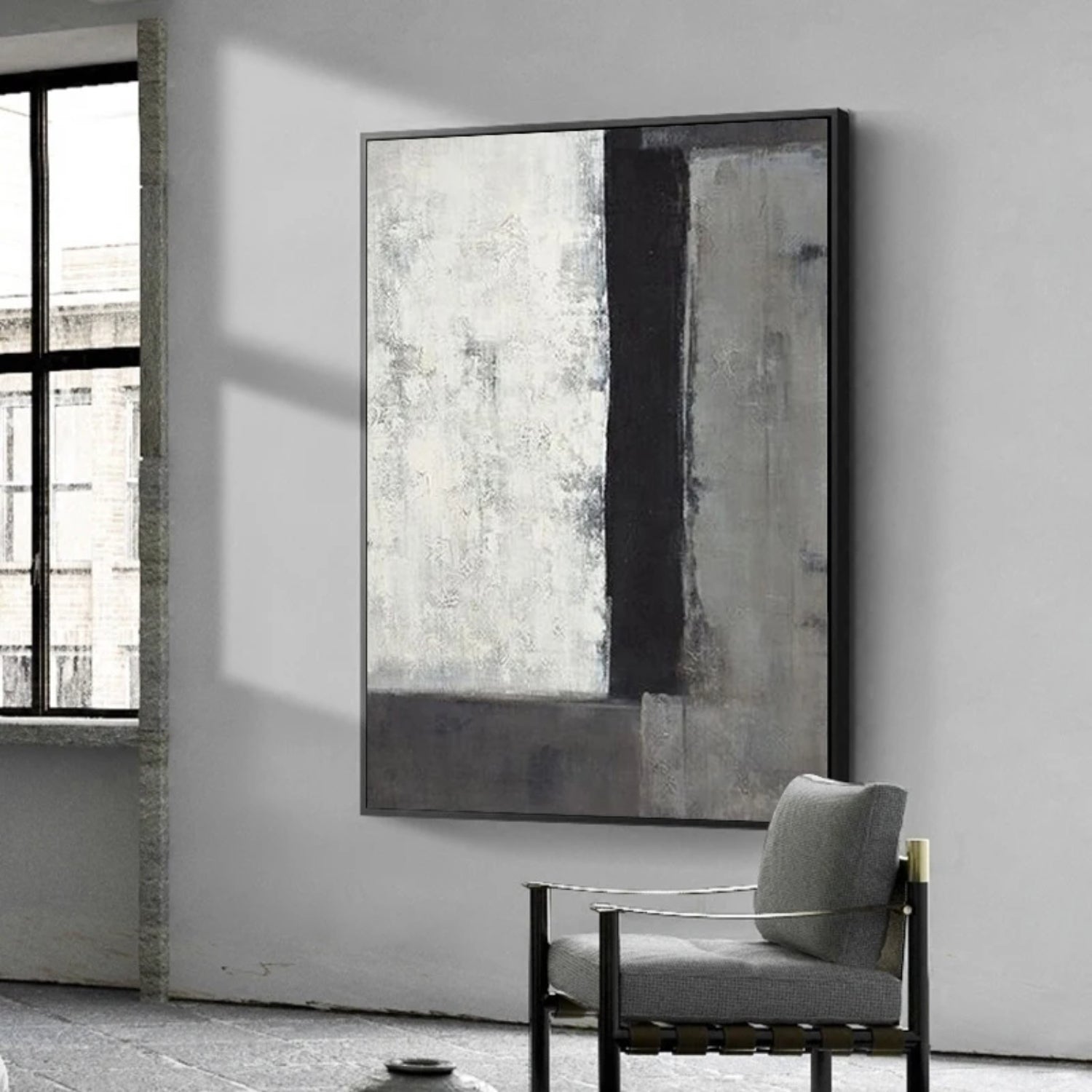 Nordic Concrete Style Modern Minimalist Painting