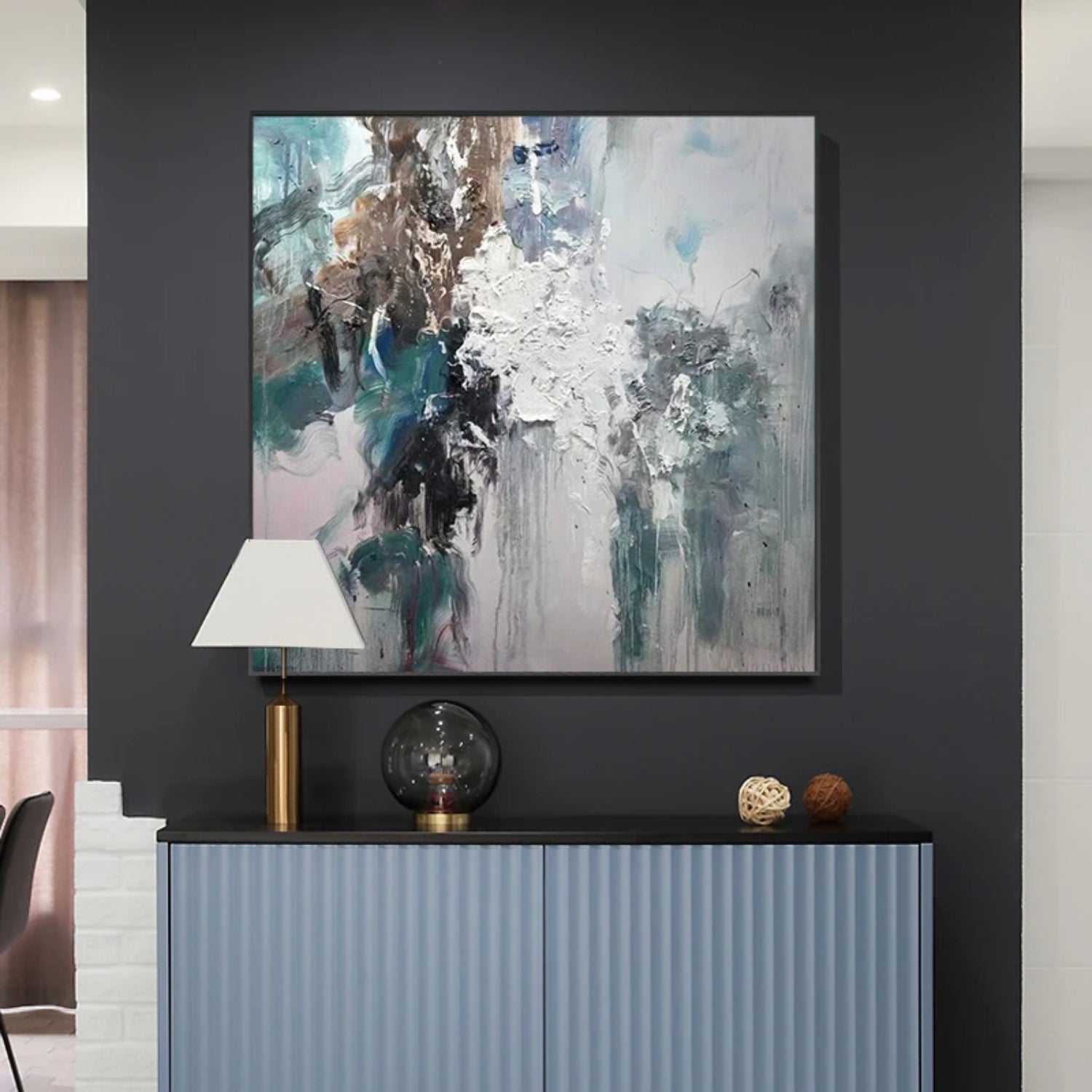 Nordic Living Room Abstract Decorative Painting