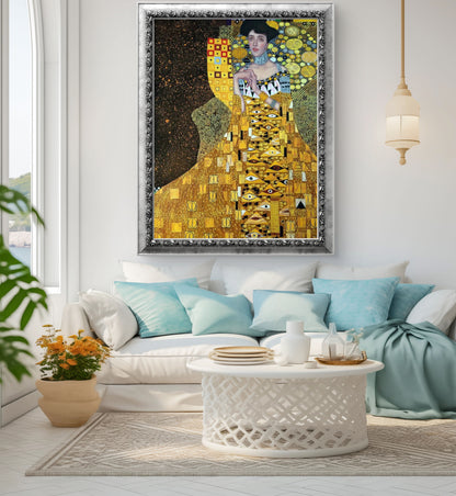 Portrait of Adele Bloch-Bauer I by Klimt Canvas Art