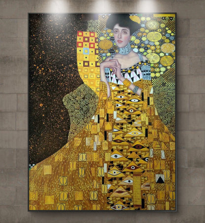 Portrait of Adele Bloch-Bauer I by Klimt Canvas Art