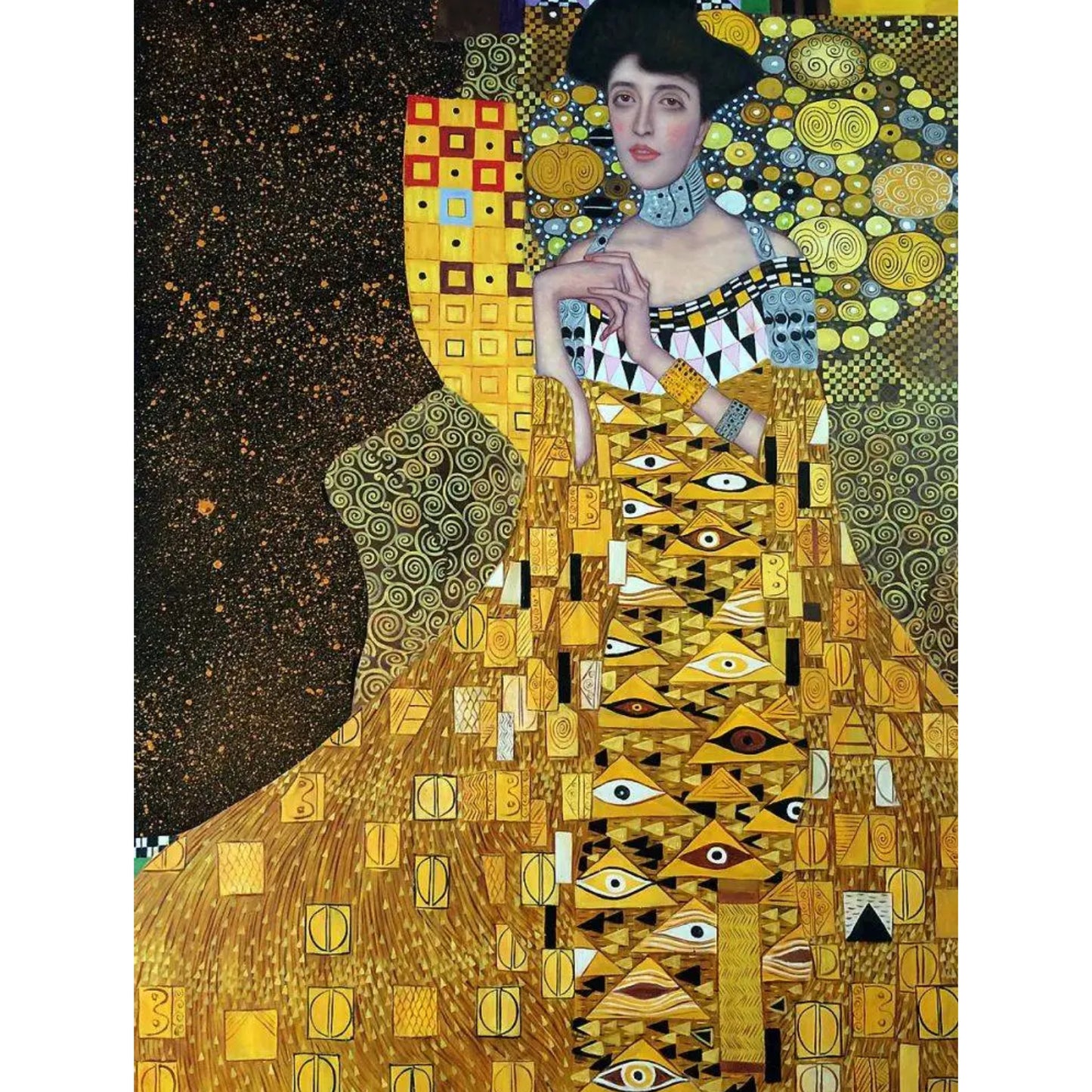 Portrait of Adele Bloch-Bauer I by Klimt Canvas Art