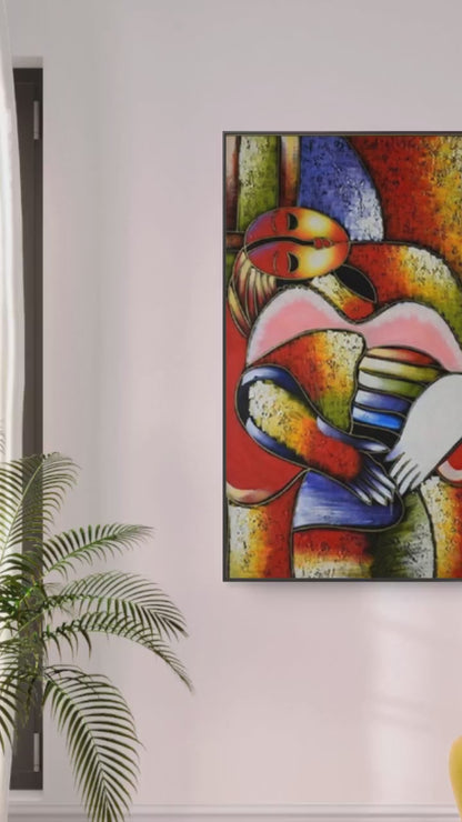 Abstract Picasso 100% Hand Painted Oil Painting