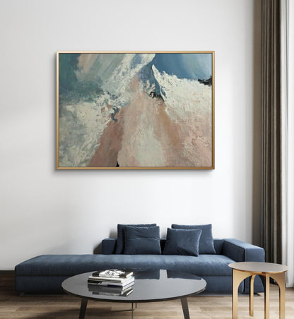 Stormy Waves 100% Hand Painted Canvas Wall Art