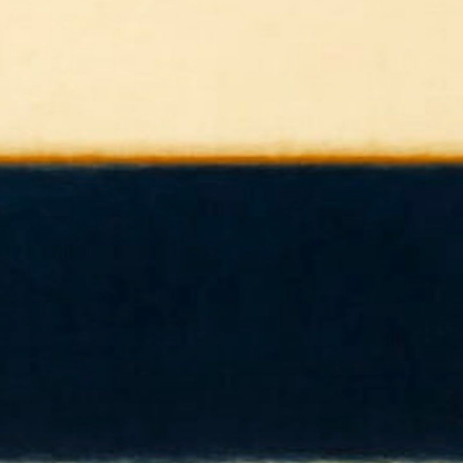 Hand-Painted Abstract Contrast – Cream & Deep Blue Oil Canvas