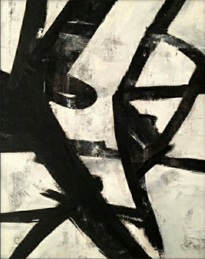 Abstract Franz Kline replica High Street Oil Painting