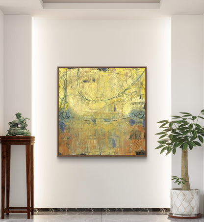 Gold Luxury Abstract Wall Art Oil Painting