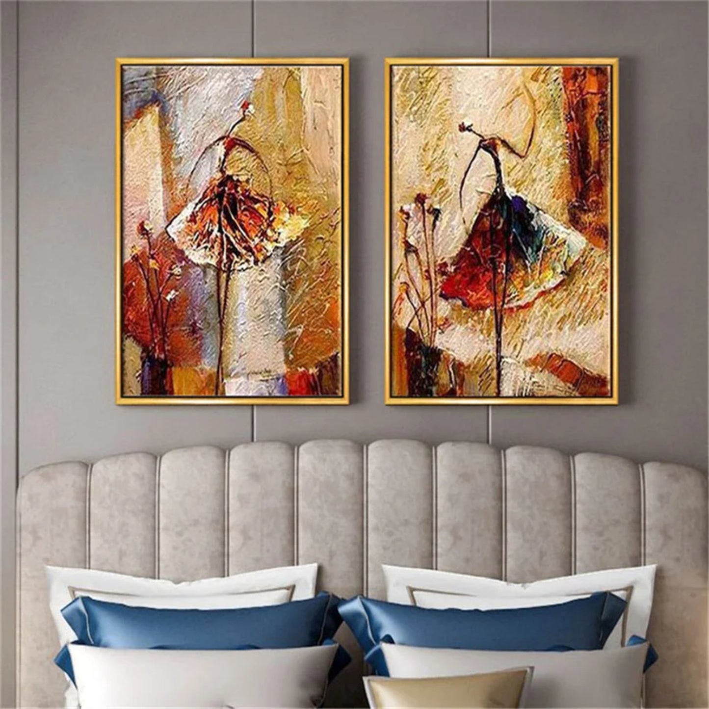 Modern Ballet Dancer Abstract Expression Painting