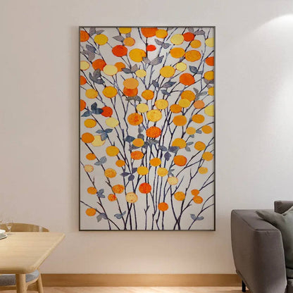 Classical Orange Tree Abstract Decorative Painting