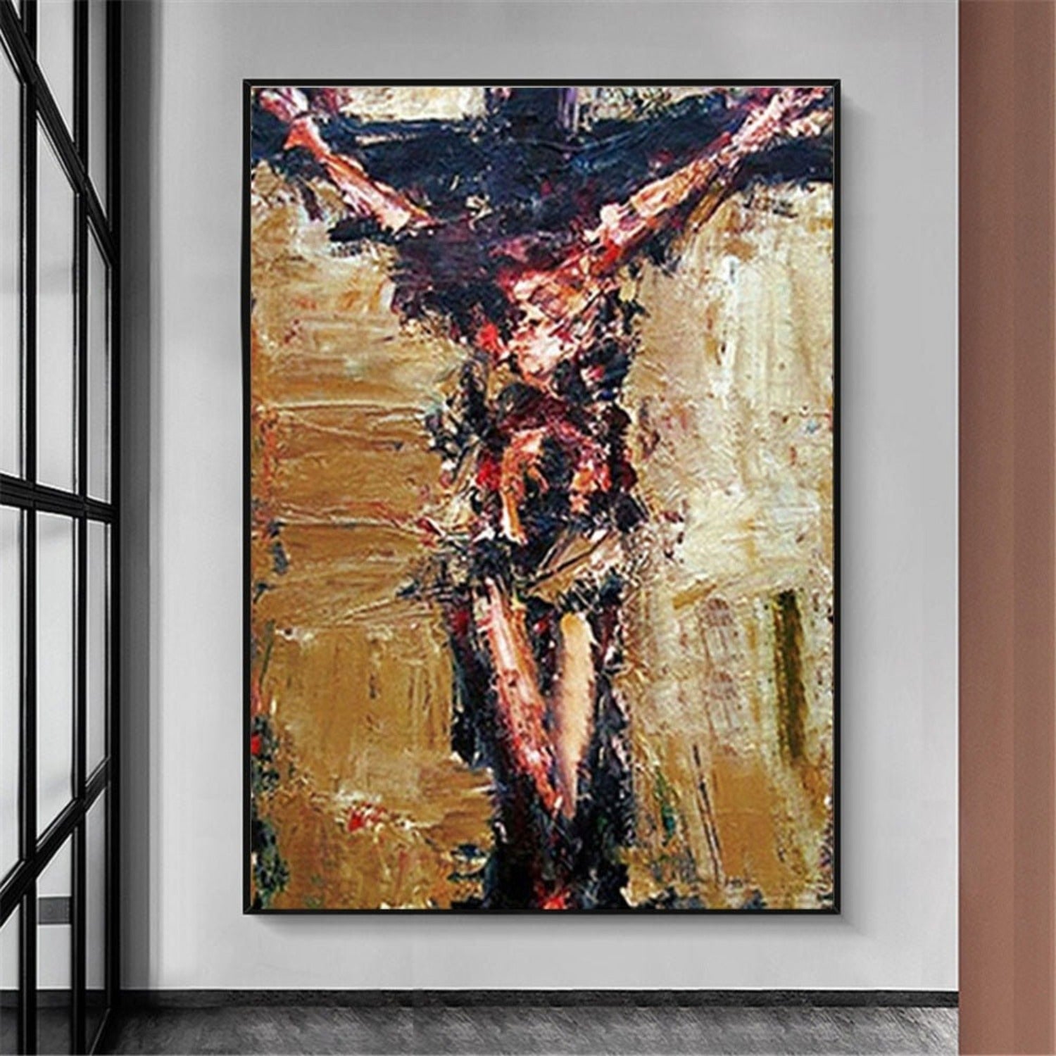 Jesus Original 100% Hand Painted Abstract Art