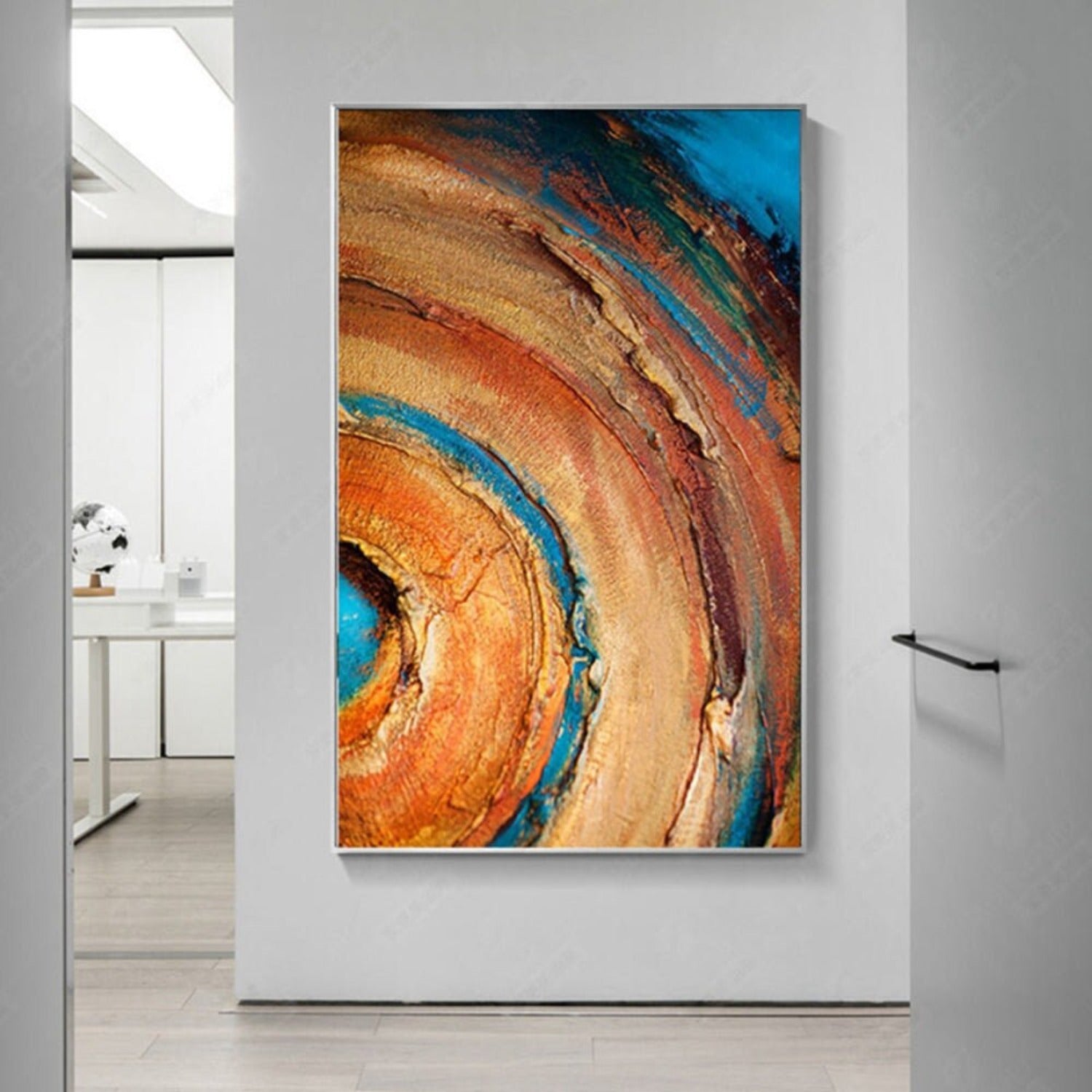 Abstract Jupiter 100% Hand Painted Textured Art