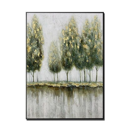 Dwarf Alberta Spruce 100% Hand Painted Artwork