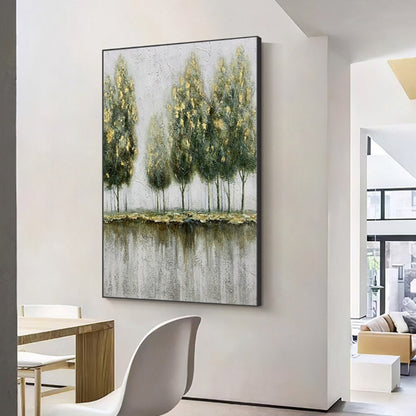 Dwarf Alberta Spruce 100% Hand Painted Artwork