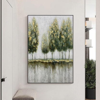 Dwarf Alberta Spruce 100% Hand Painted Artwork