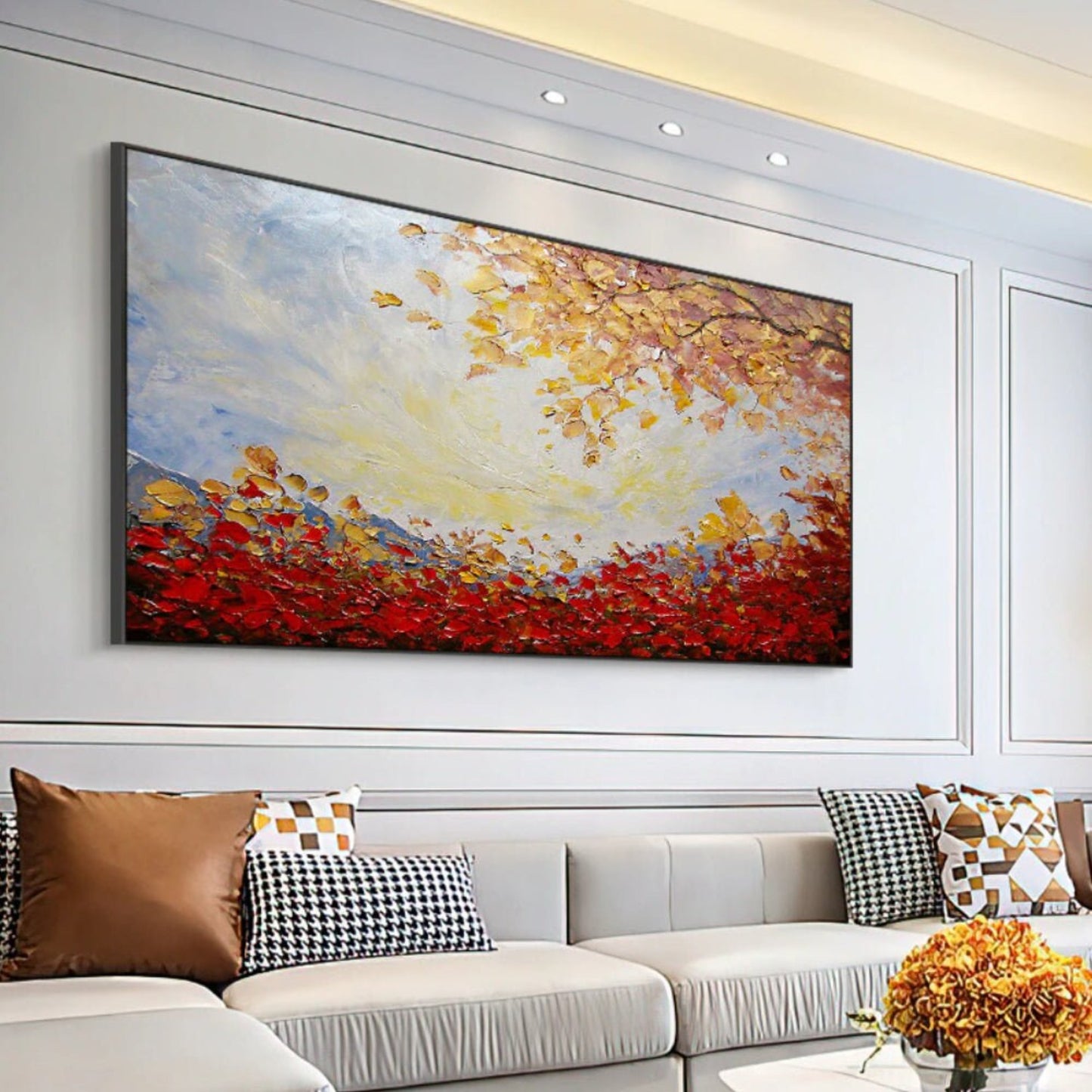 Autumn Season 100% Hand Painted Landscape Wall Art