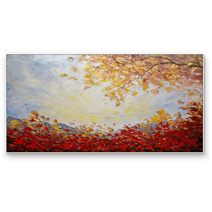 Autumn Season 100% Hand Painted Landscape Wall Art
