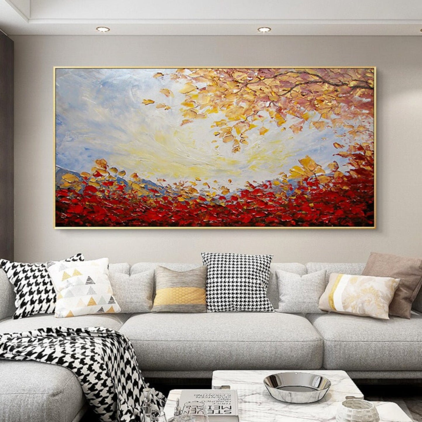 Autumn Season 100% Hand Painted Landscape Wall Art