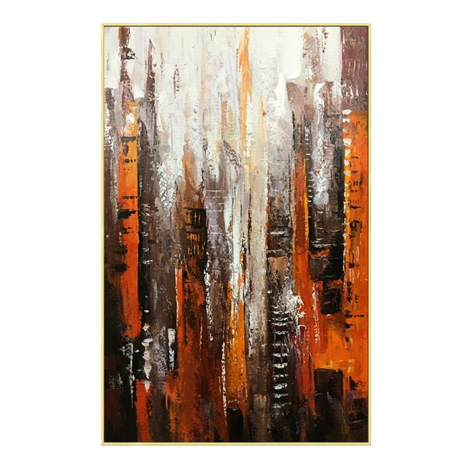 Modern Metropolis Cityscape 100% Hand Painted Art