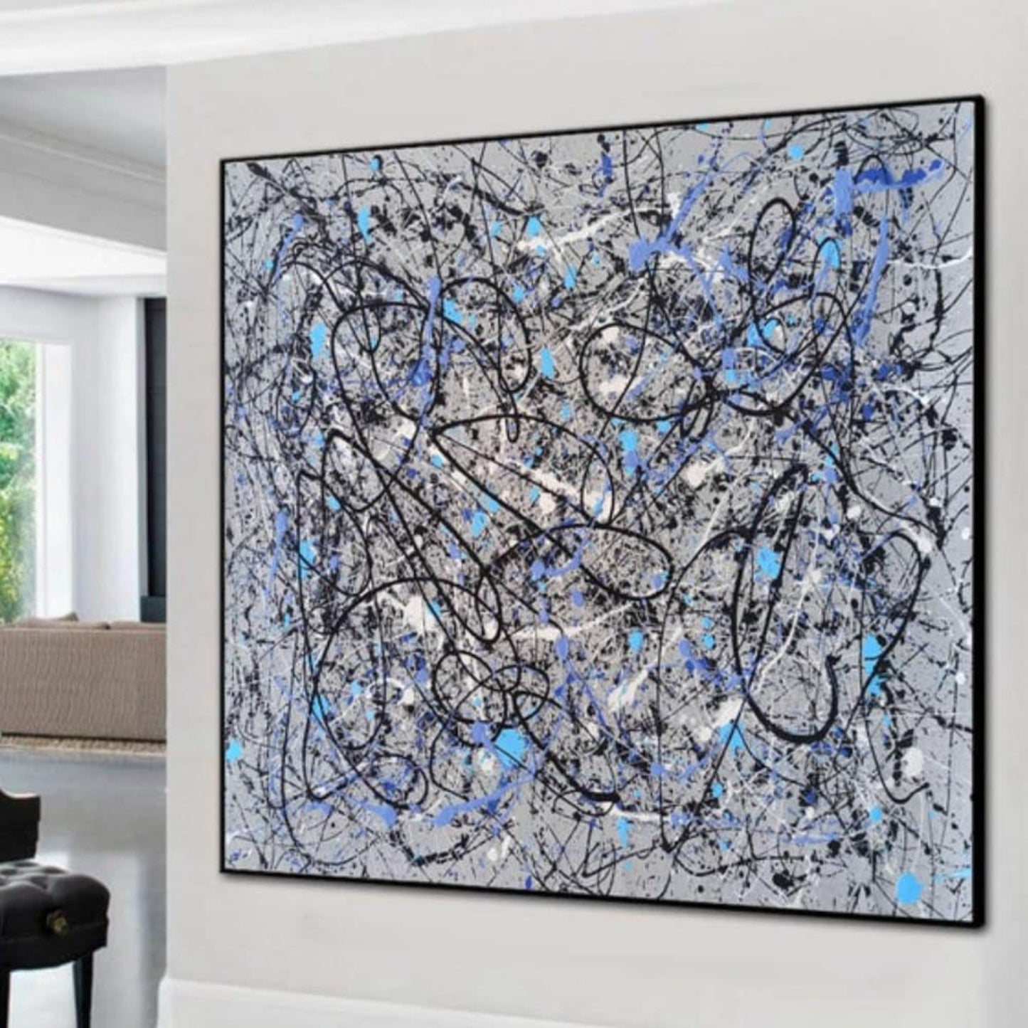 Original Jackson Pollock Style Drip Painting