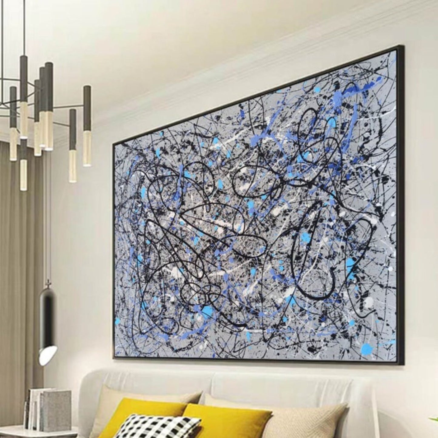 Original Jackson Pollock Style Drip Painting