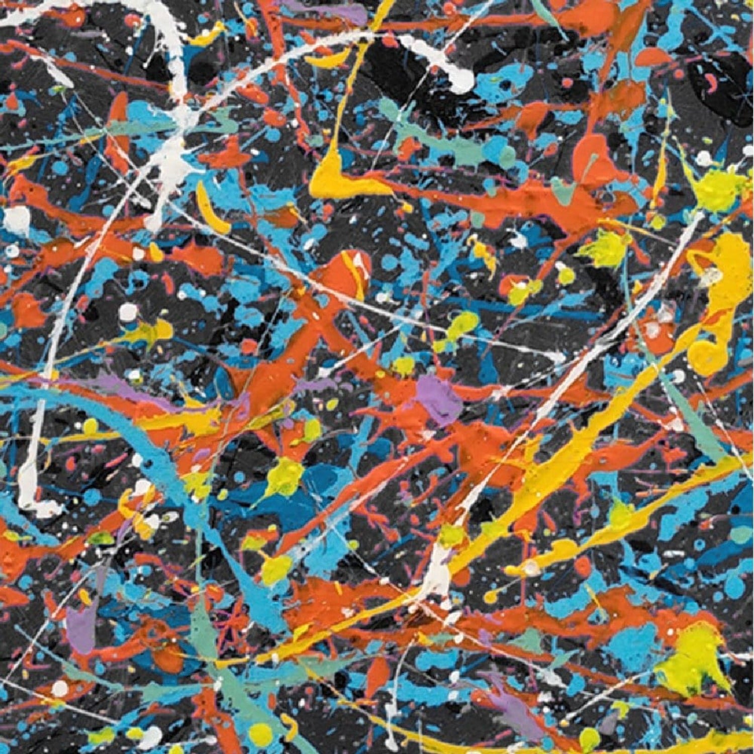 Abstract 100% Hand Painted Jackson Pollock Artwork