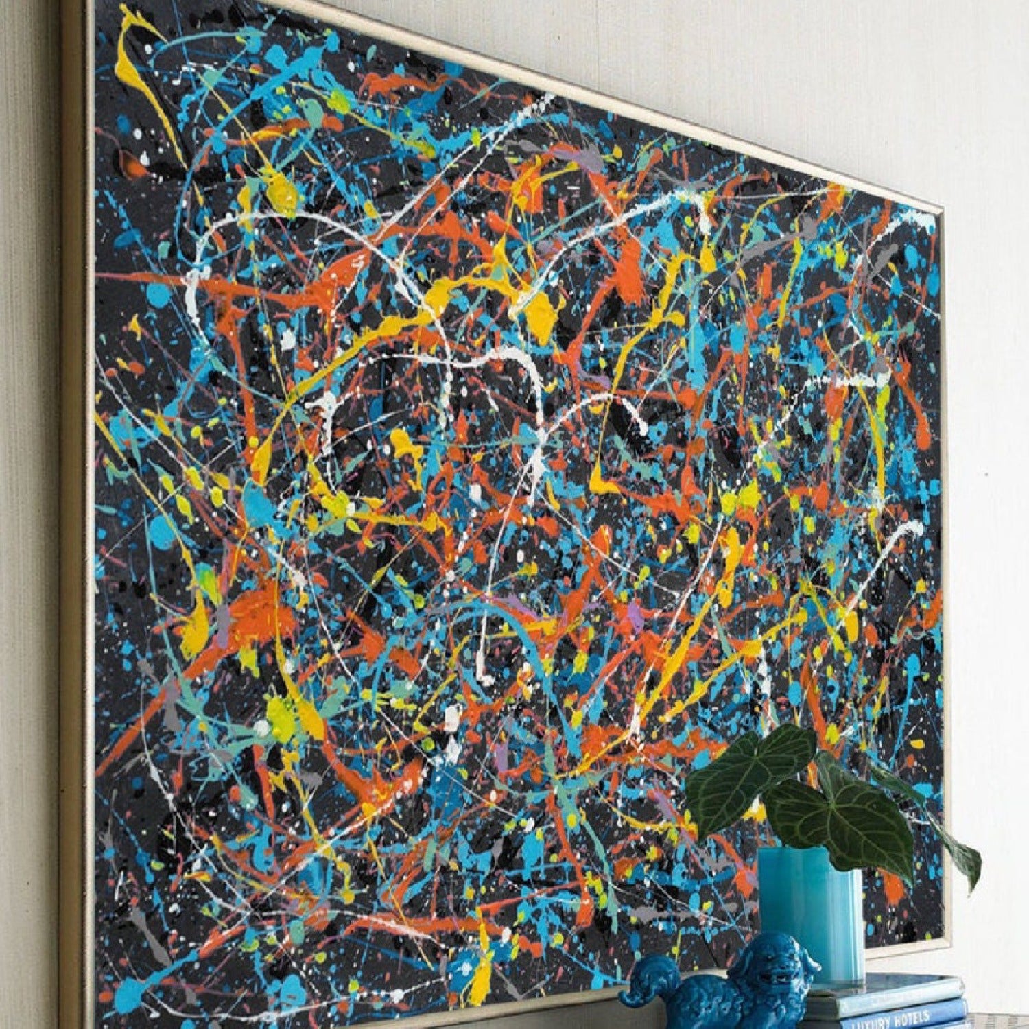 100% Hand Painted Iconic Jackson Pollock Art