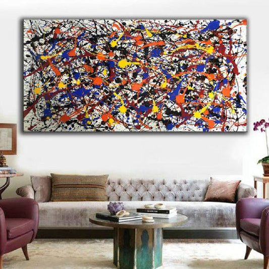 Jackson Pollock Extra Large Abstract Painting