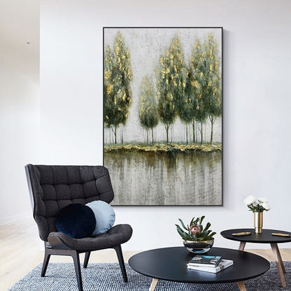 Dwarf Alberta Spruce 100% Hand Painted Artwork