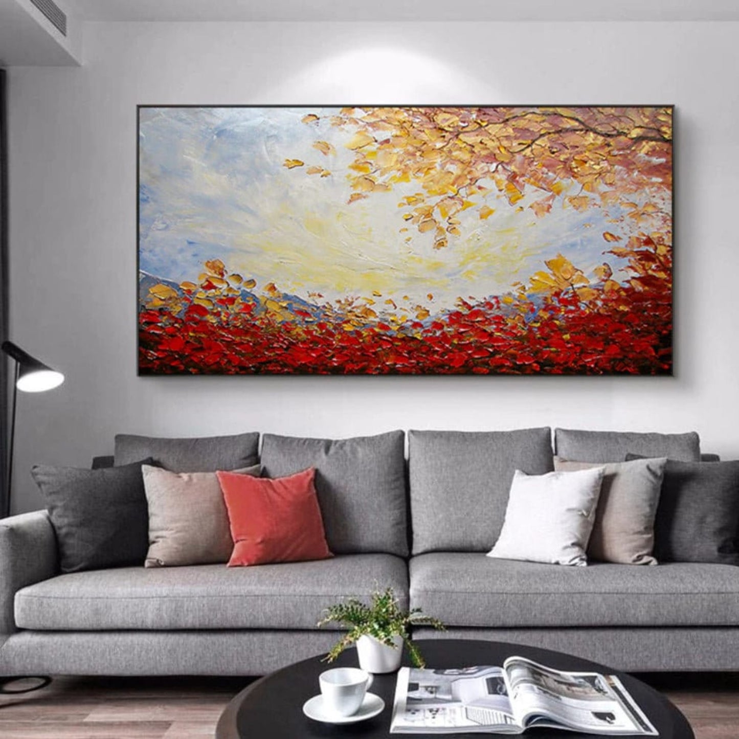 Autumn Season 100% Hand Painted Landscape Wall Art