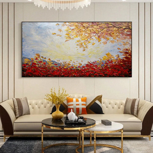 Autumn Season 100% Hand Painted Landscape Wall Art