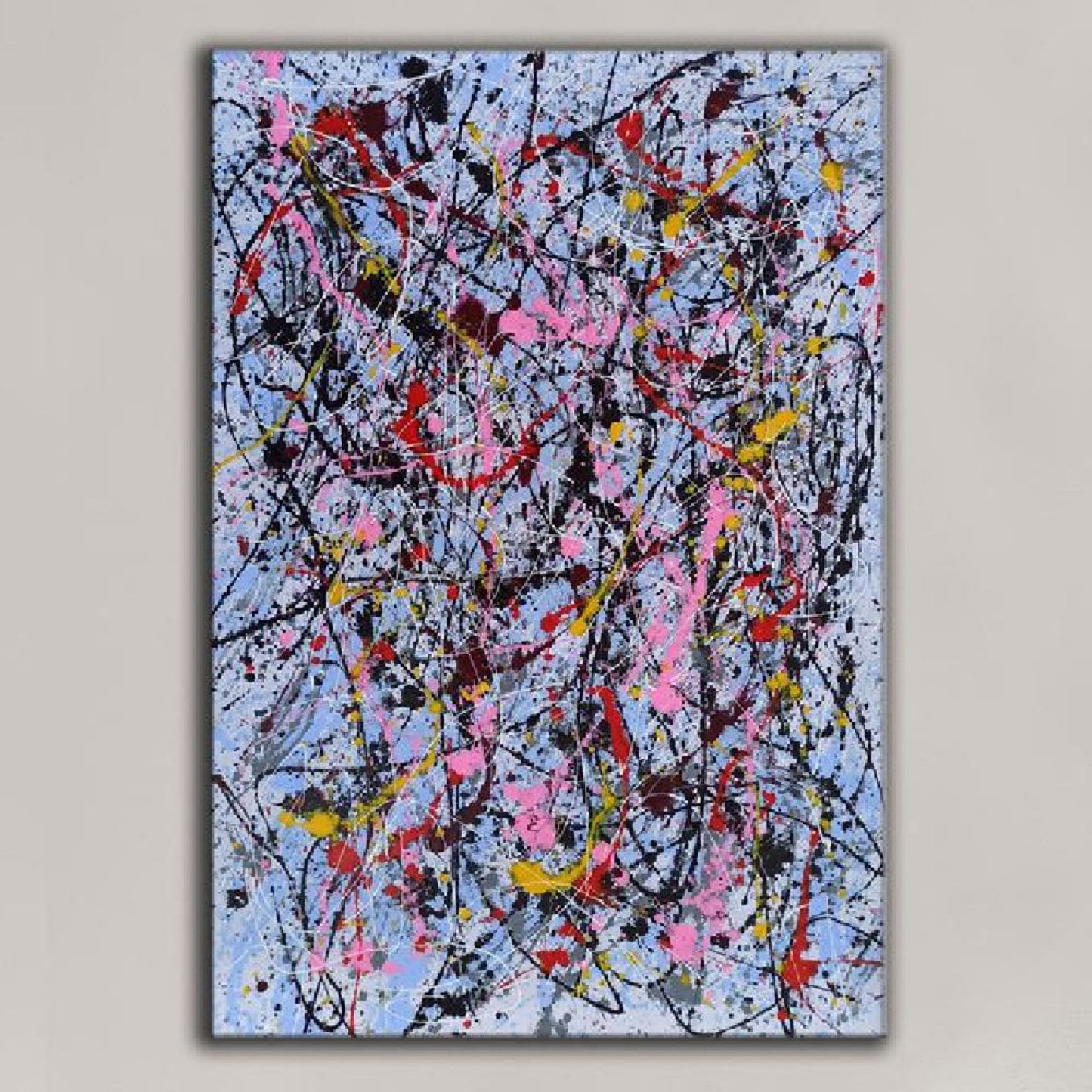 Colourful Jackson Pollock 100% Hand Painted Art