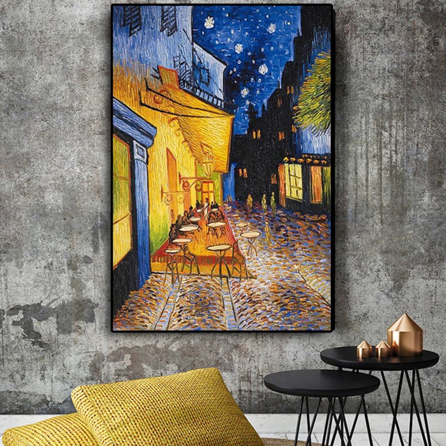 Van Gogh Cafe Terrace Night 100% Hand Painted Art