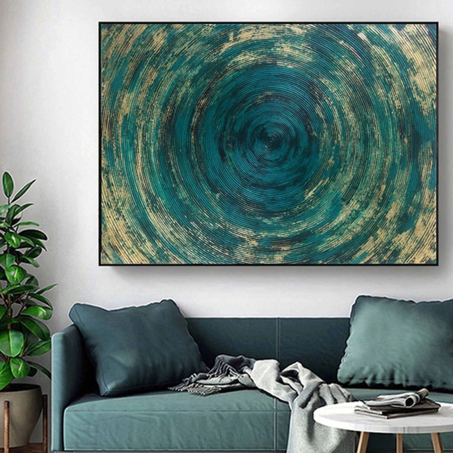 Mesmerizing 100% Hand Painted Abstract Wall Art