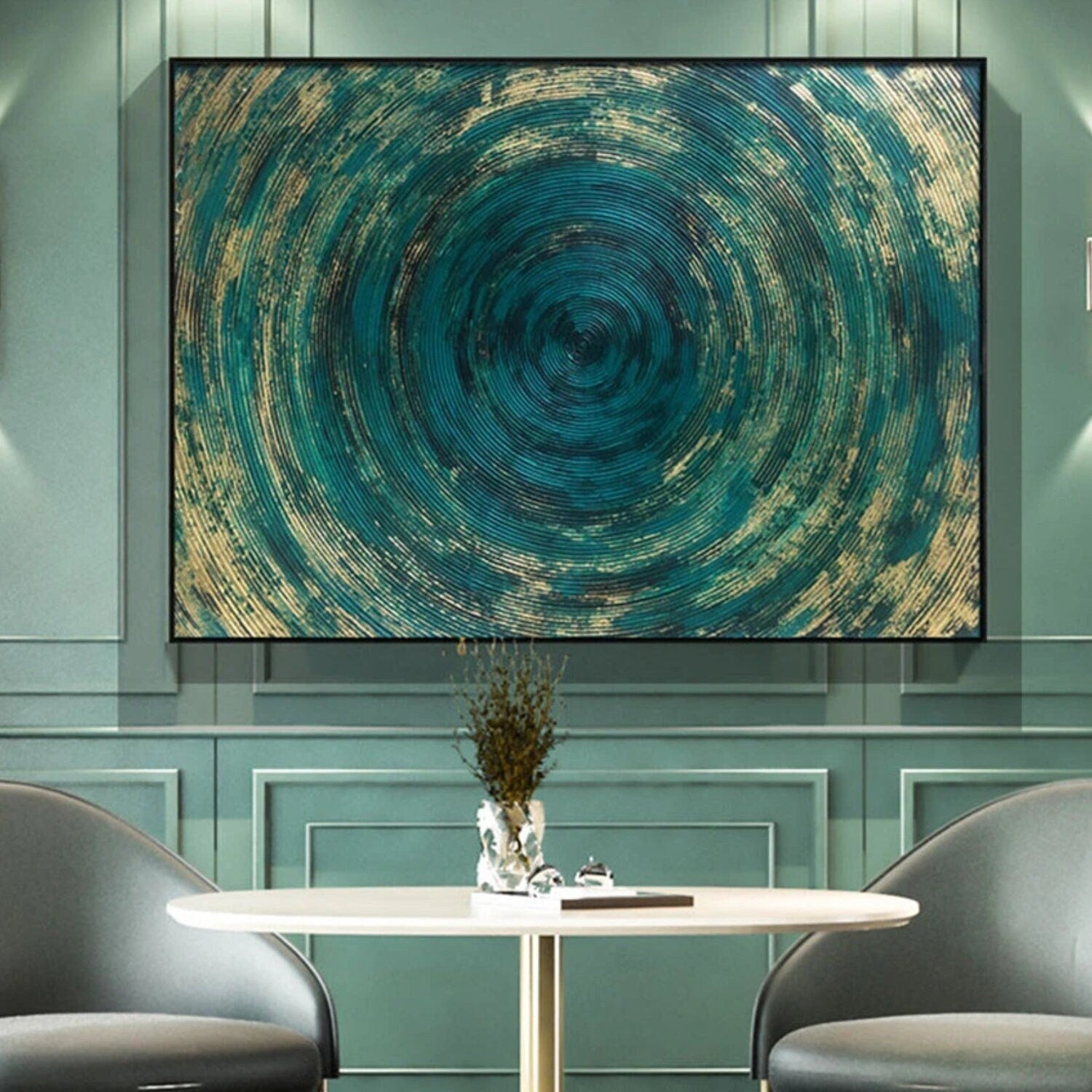 Mesmerizing 100% Hand Painted Abstract Wall Art