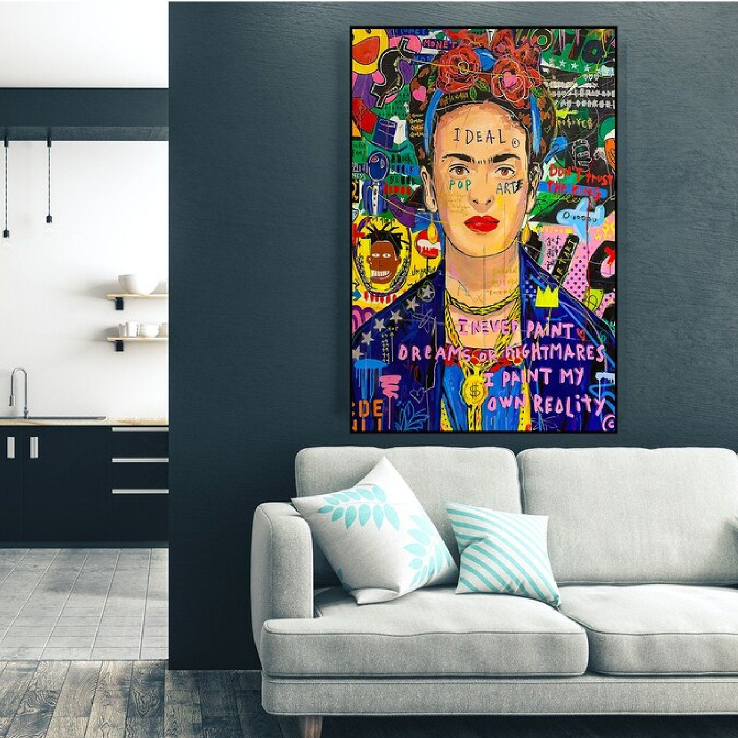 Frida Kahlo 100% Hand Painted Ideal Pop Art