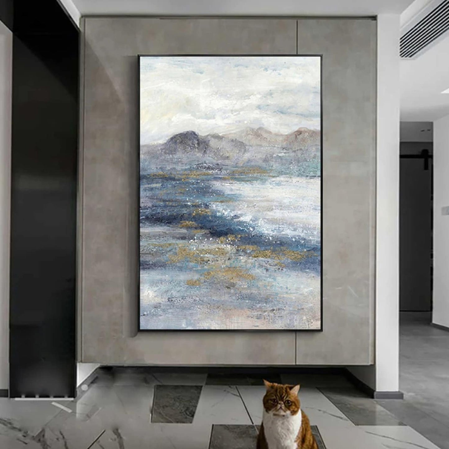 Large Abstract Landscape Contemporary Oil Painting