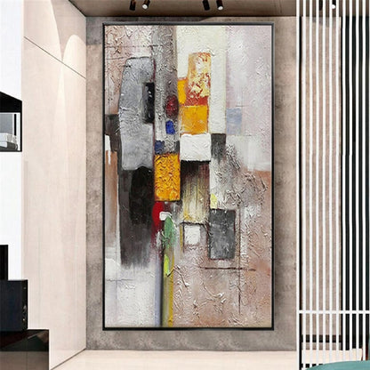 Amazing Geometric 100% Hand Painted Minimalist Art