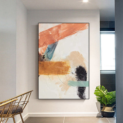 Acrylic Neutral Colour 100% Hand Painted Wall Art