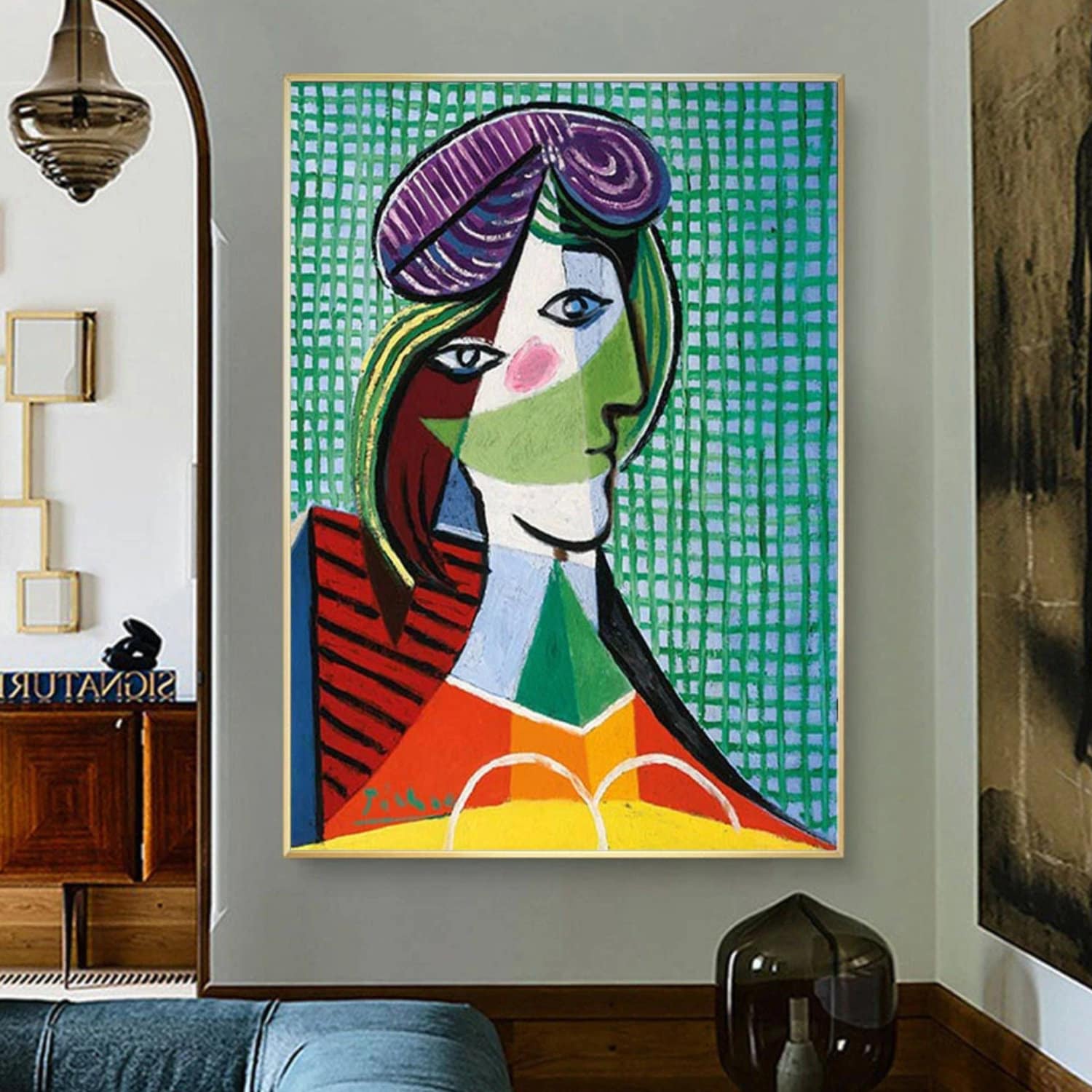 Colourful Women Picasso 100% Hand Painted Art