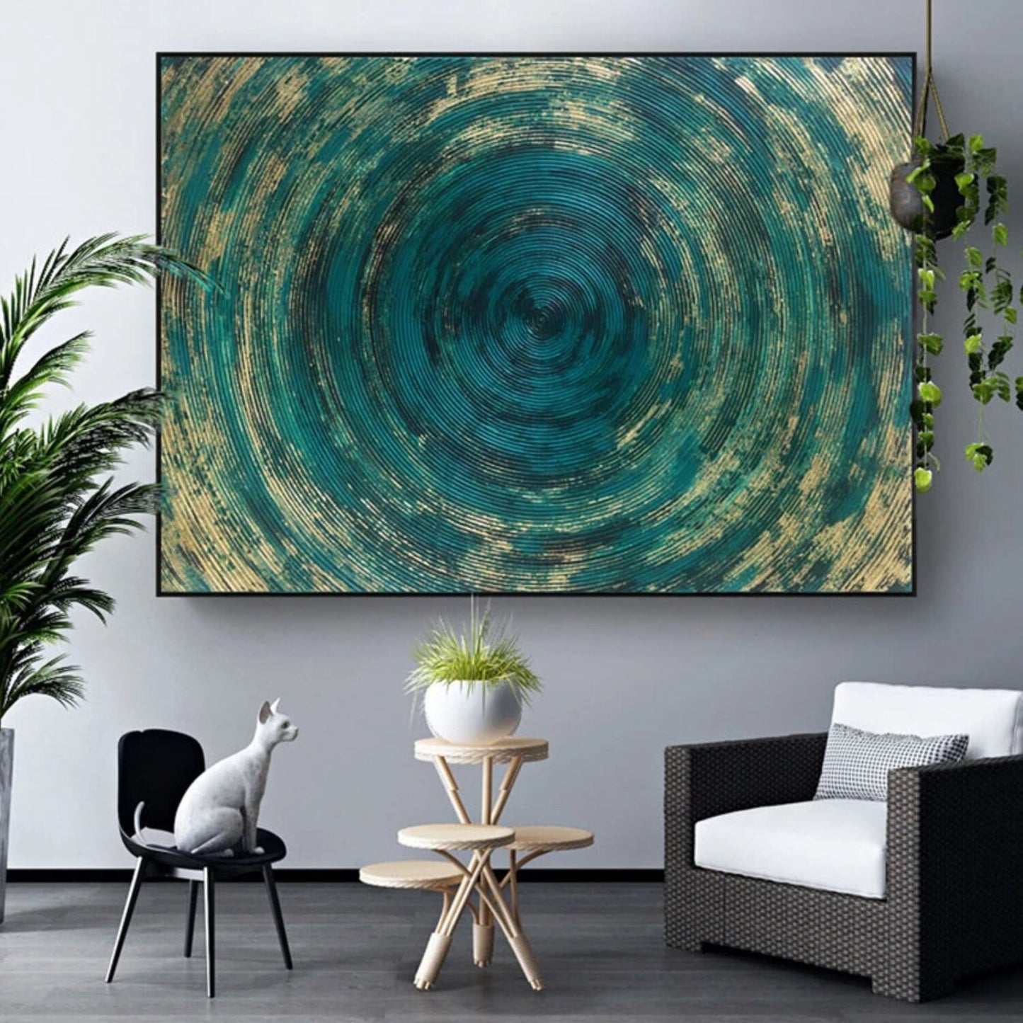 Mesmerizing 100% Hand Painted Abstract Wall Art